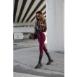 Legginsy modelujące / wysoki stan / Double Push / BORDO / XS - S - M - L - XL